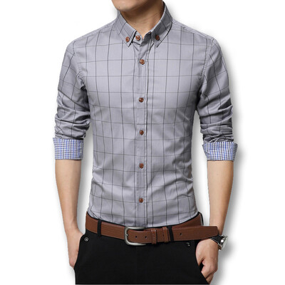 2016 100 High Quality Mens Dress Shirts Blue Shirt Men Causal Striped Shirt Men Camisa Social Masculina Chemise Homme -5XL
2016 100 High Quality Mens Dress Shirts Blue Shirt Men Causal Striped Shirt Men Camisa Social Masculina Chemise Homme -5XL