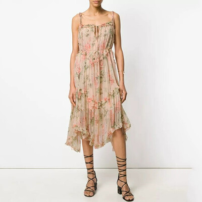 Print Irregular Dress Female Off Shoulder Lace Up Tunic High Waist Ruffles Long Holiday Dresses 2018 Summer Fashion
Print Irregular Dress Female Off Shoulder Lace Up Tunic High Waist Ruffles Long Holiday Dresses 2018 Summer Fashion