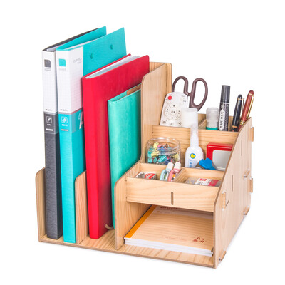 Jinlongxing Glosen wooden file box file tray file holder two multi-divided desktop office pen holder combination DIY file storage box D2062 wood color
Jinlongxing Glosen wooden file box file tray file holder two multi-divided desktop office pen holder combination DIY file storage box D2062 wood color