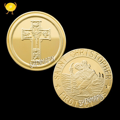Europe Jesus Cross Easter Commemorative Coin Collection Religion Gold Plated Silver Challenge Coins Christian Coin Collectibles
Europe Jesus Cross Easter Commemorative Coin Collection Religion Gold Plated Silver Challenge Coins Christian Coin Collectibles
