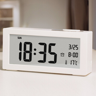 Code Shi alarm clock creative childrens electronic student luminous intelligent temperature small alarm clock mute LED display bedside digital alarm clock Q168-1 white
Code Shi alarm clock creative childrens electronic student luminous intelligent temperature small alarm clock mute LED display bedside digital alarm clock Q168-1 white