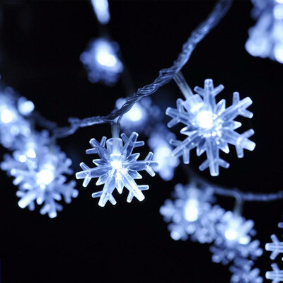 10M 100LEDS 220V EU Plug 5M 20LEDS Christmas Tree Snow Flakes Led String Fairy Lights Xmas Party Garden Garland Decorations
10M 100LEDS 220V EU Plug 5M 20LEDS Christmas Tree Snow Flakes Led String Fairy Lights Xmas Party Garden Garland Decorations