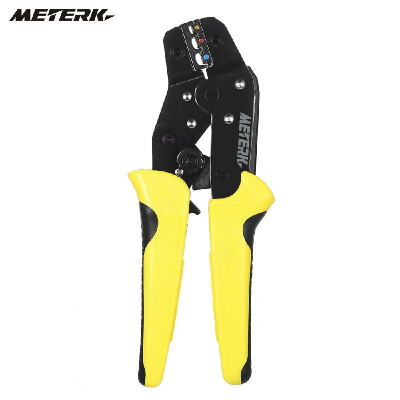 Meterk Professional Wire Crimper Engineering Ratchet Terminal Crimping Pliers JX-06WF 025-6 mm2 Bootlace Ferrule Crimper Crimping
Meterk Professional Wire Crimper Engineering Ratchet Terminal Crimping Pliers JX-06WF 025-6 mm2 Bootlace Ferrule Crimper Crimping