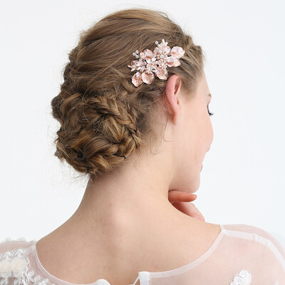 Jonnafe Rose Gold Leaf Headpiece For Bride Floral Bridal Crystal Hair Comb Wedding Hair Accessories Ornament Women Jewelry
Jonnafe Rose Gold Leaf Headpiece For Bride Floral Bridal Crystal Hair Comb Wedding Hair Accessories Ornament Women Jewelry