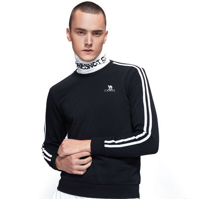 Camel CAMEL Knitted round neck sweater fashion trend knit round neck mens sweater C8W221625 black L
Camel CAMEL Knitted round neck sweater fashion trend knit round neck mens sweater C8W221625 black L