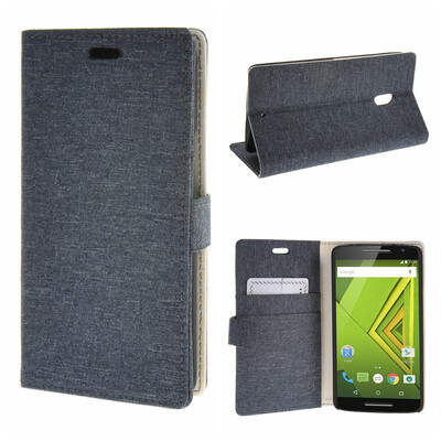 MOONCASE for Motorola Moto X Play Case Denim Design Flip Folio Wallet Card Slot Stand Case Cover Grey
MOONCASE for Motorola Moto X Play Case Denim Design Flip Folio Wallet Card Slot Stand Case Cover Grey