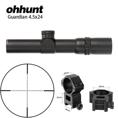ohhunt Guardian 45x24 Hunting Rifle Scope 30mm Tube Tactical Optics Sight 12 Half Mil Dot Reticle Turrets Reset Riflescope
ohhunt Guardian 45x24 Hunting Rifle Scope 30mm Tube Tactical Optics Sight 12 Half Mil Dot Reticle Turrets Reset Riflescope
