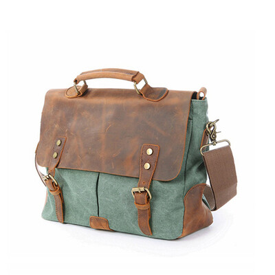 Retro canvas handbag high quality canvas messenger bag with genuine leather crossbody shoulder bags for men
Retro canvas handbag high quality canvas messenger bag with genuine leather crossbody shoulder bags for men
