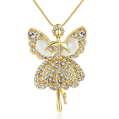A variety of high - grade opal butterfly wing long sweater chain Long style collar with sparkle
A variety of high - grade opal butterfly wing long sweater chain Long style collar with sparkle