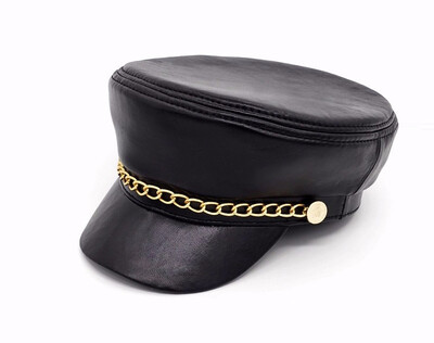 Adult Leather Sheepskin Cap Mens Autumn&Winter Warm Cap Men Students Fashion Cap New Year Gift B-7146
Adult Leather Sheepskin Cap Mens Autumn&Winter Warm Cap Men Students Fashion Cap New Year Gift B-7146