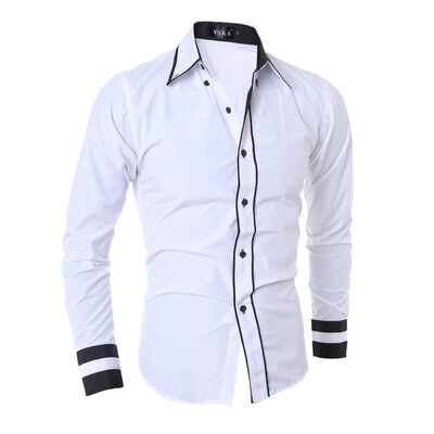 Mens Luxury Casual Dress Shirts Men's Unique Slim Fit Long Sleeve Turn-Down Collar Business Dress Shirt
Mens Luxury Casual Dress Shirts Men's Unique Slim Fit Long Sleeve Turn-Down Collar Business Dress Shirt