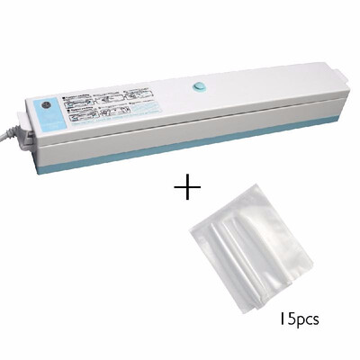 Automatic Household Food Vacuum Sealer Packaging Machine Including 15pcs Freshness Protection Bags
Automatic Household Food Vacuum Sealer Packaging Machine Including 15pcs Freshness Protection Bags