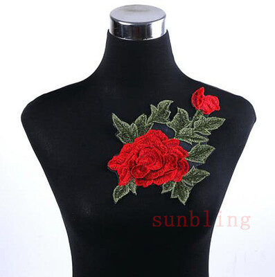1pcslot Brand Patches Flowers Embroidered Patch Iron On Red Rose Fabric Repair Sew Badges Clothes Appliques DIY Wedding Sticker
1pcslot Brand Patches Flowers Embroidered Patch Iron On Red Rose Fabric Repair Sew Badges Clothes Appliques DIY Wedding Sticker