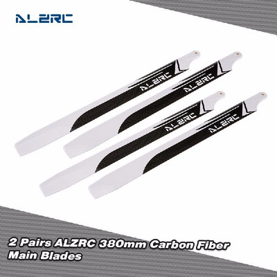 2 Pairs ALZRC 380mm Carbon Fiber Main Blades for Devil 380 FAST Align 470L RC Helicopter
2 Pairs ALZRC 380mm Carbon Fiber Main Blades for Devil 380 FAST Align 470L RC Helicopter