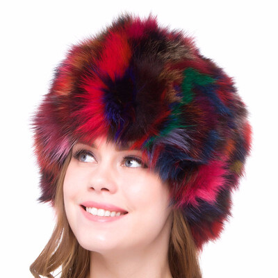 Womens Autumn&Winter Festival Hat Warm Charm Natural Fox Hat Multicolor Mosaic Design 2018 New Hot Sale Discount Favorite
Womens Autumn&Winter Festival Hat Warm Charm Natural Fox Hat Multicolor Mosaic Design 2018 New Hot Sale Discount Favorite