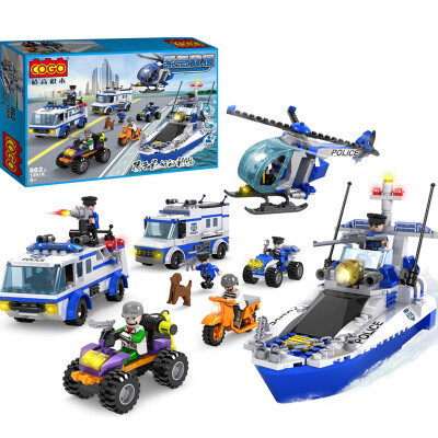COGO City police series building blocks of the police boys plastic plastic toys children&39s enlightenment puzzle gift three-dimensional fight block building blocks 13917
COGO City police series building blocks of the police boys plastic plastic toys children&39s enlightenment puzzle gift three-dimensional fight block building blocks 13917