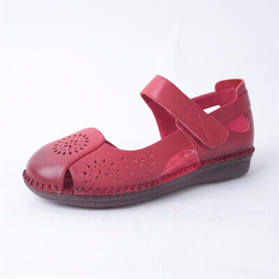 SHUANGFENG Sandals Women Summer Shoes 2018 New Cow Leather Soft Comfortable Flat Sandals Female Casual Shoes Mother Footwear
SHUANGFENG Sandals Women Summer Shoes 2018 New Cow Leather Soft Comfortable Flat Sandals Female Casual Shoes Mother Footwear