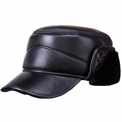 2018 New Men Earmuffs Genuine Leather Faux Fur Baseball Caps Thicken Warmer Winter Male Flat Hats Real Cowhide Gorras B-7268
2018 New Men Earmuffs Genuine Leather Faux Fur Baseball Caps Thicken Warmer Winter Male Flat Hats Real Cowhide Gorras B-7268