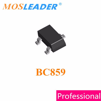 Mosleader BC859 SOT23 3000PCS BC859B BC859C NPN 30V 100mA 01A BC859BLT1G BC859CLT1G High quality
Mosleader BC859 SOT23 3000PCS BC859B BC859C NPN 30V 100mA 01A BC859BLT1G BC859CLT1G High quality