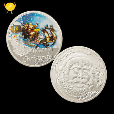 Christmas kids&snow commemorative coins Merry Christmas silver plated coins exquisite holiday party gift coin collectibles
Christmas kids&snow commemorative coins Merry Christmas silver plated coins exquisite holiday party gift coin collectibles