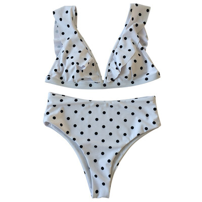 Summer 2018 Swimwear Bathing Bikini Set Wave Point Lotus Leaf Decoration Bandage Bra Push-up Suit Women Sexy Wave Point Swimsuit
Summer 2018 Swimwear Bathing Bikini Set Wave Point Lotus Leaf Decoration Bandage Bra Push-up Suit Women Sexy Wave Point Swimsuit