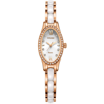 Ancient (GOLGEN) watch ceramic series female watch temperament Korean version of the thin section of fashion ladies waterproof quartz bracelet table rose gold GN.7027L.RWS
Ancient (GOLGEN) watch ceramic series female watch temperament Korean version of the thin section of fashion ladies waterproof quartz bracelet table rose gold GN.7027L.RWS