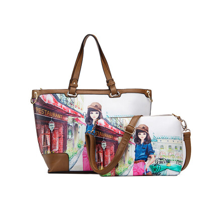 New Realer brand fashion women printed leather handbags large capacity female shoulder bag Multi-pattern composite Bag messenger bags
New Realer brand fashion women printed leather handbags large capacity female shoulder bag Multi-pattern composite Bag messenger bags