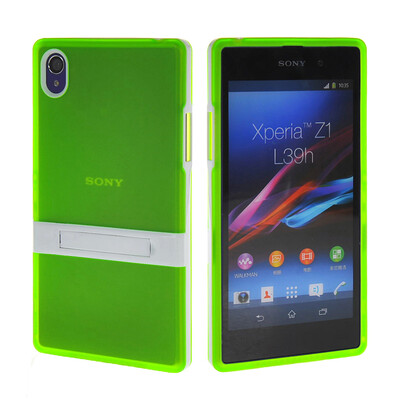 MOONCASE Soft Flexible Silicone Gel TPU Skin with Kickstand Shell Back Case Cover for Sony Xperia Z1 Green
MOONCASE Soft Flexible Silicone Gel TPU Skin with Kickstand Shell Back Case Cover for Sony Xperia Z1 Green