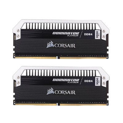 Corsair Dominator Platinum Series 16GB 2 x 8GB DDR4 DRAM 3000MHz C15 288-Pin Memory Kit CMD16GX4M2B3000C15
Corsair Dominator Platinum Series 16GB 2 x 8GB DDR4 DRAM 3000MHz C15 288-Pin Memory Kit CMD16GX4M2B3000C15