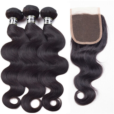 Amazing Star Bundles with Closure Malaysian Body Wave with Closure Virgin Human Hair with Closure 4x4" Free Part Soft&Bouncy
Amazing Star Bundles with Closure Malaysian Body Wave with Closure Virgin Human Hair with Closure 4x4" Free Part Soft&Bouncy