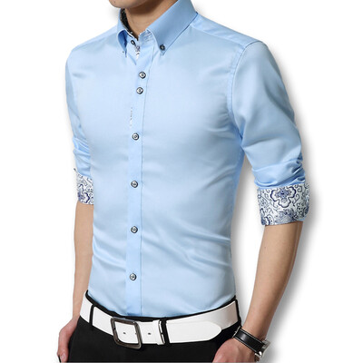 New 2016 Mens Shirts Men Casual Slim Fit Designer Print Camisa Plus Size M5XL Fashion Men Spring Autumn Print Cotton Shirts
New 2016 Mens Shirts Men Casual Slim Fit Designer Print Camisa Plus Size M5XL Fashion Men Spring Autumn Print Cotton Shirts