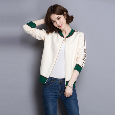 Cypress 2018 autumn new womens Korean version of the doll collar hit color baseball uniform small fresh casual cardigan jacket S83H0013ZA111JM beige white code
Cypress 2018 autumn new womens Korean version of the doll collar hit color baseball uniform small fresh casual cardigan jacket S83H0013ZA111JM beige white code