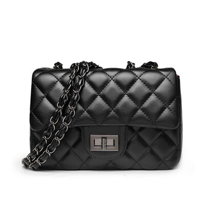 Womens bag wild fashion rhombic chain bag simple diagonal lock buckle shoulder bag
Womens bag wild fashion rhombic chain bag simple diagonal lock buckle shoulder bag