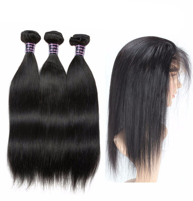 Ishow Malaysian Straight Hair 360 Lace Frontal Closure With 3 Bundles 7A Virgin Human Hair With 1Pc 360 Closure Weave With Baby Ha
Ishow Malaysian Straight Hair 360 Lace Frontal Closure With 3 Bundles 7A Virgin Human Hair With 1Pc 360 Closure Weave With Baby Ha
