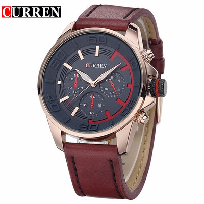 Curren new fashion brand design business men clock casual leather luxury wrist quartz army sport watch 8187
Curren new fashion brand design business men clock casual leather luxury wrist quartz army sport watch 8187