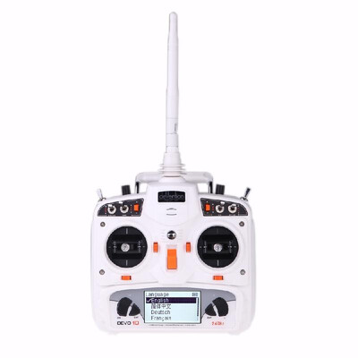 Walkera DEVO 10 10CH 2KM 24Ghz Telemetry Function RC Transmitter for RC Helicopter Airplane Model 2 RM595 Remote Control Toys
Walkera DEVO 10 10CH 2KM 24Ghz Telemetry Function RC Transmitter for RC Helicopter Airplane Model 2 RM595 Remote Control Toys