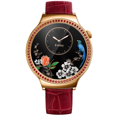 HUAWEI WATCH Smart Watch Xingyue Series Swarovski Natural Gem Red Multi-dial WeChat music player pay Bluetooth call rose gold
HUAWEI WATCH Smart Watch Xingyue Series Swarovski Natural Gem Red Multi-dial WeChat music player pay Bluetooth call rose gold