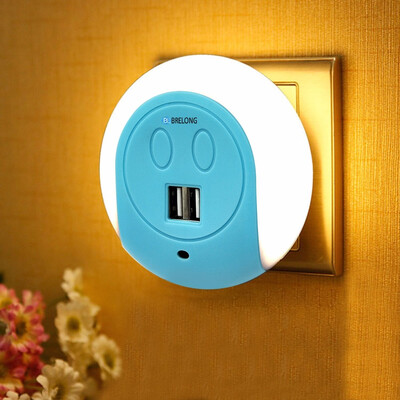 BRELONG XC - 016 2 USB Ports Charger Light-sensor Night Light Applicable computer mobile phone iPad camera
BRELONG XC - 016 2 USB Ports Charger Light-sensor Night Light Applicable computer mobile phone iPad camera