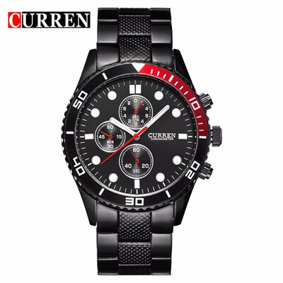 CURREN 8028 Elegant Quartz Steel Watch Mens Wristwatches with Point ScalesRound Dial-Black
CURREN 8028 Elegant Quartz Steel Watch Mens Wristwatches with Point ScalesRound Dial-Black