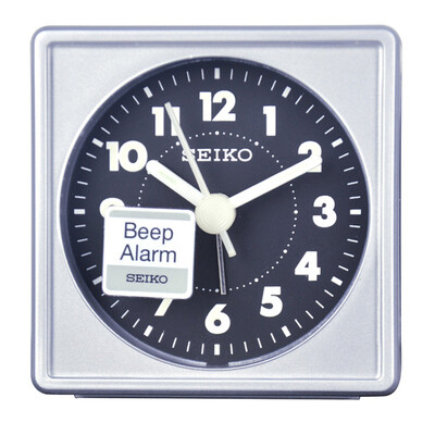 Seiko SEIKO alarm clock fashion bed small alarm clock lazy mode quartz clock QHE083S silver frame black plate
Seiko SEIKO alarm clock fashion bed small alarm clock lazy mode quartz clock QHE083S silver frame black plate