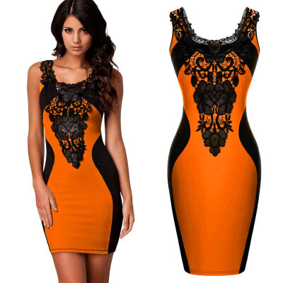 New Elegant Women' Sleeveless Lace Neck Dress Evening Cocktail Party Dress /M/L/XL
New Elegant Women' Sleeveless Lace Neck Dress Evening Cocktail Party Dress /M/L/XL
