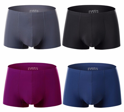 Qianbeilivk Mens Boxer Briefs Ice Silk Sexy Soft Breathable Fast Drying Underwear 4 Pack
Qianbeilivk Mens Boxer Briefs Ice Silk Sexy Soft Breathable Fast Drying Underwear 4 Pack
