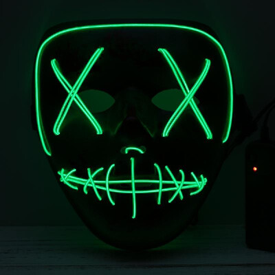 Adults Halloween Green LED Light Up Mask Halloween Costume Supplies for Festival Masquerade Cosplay Party Performance
Adults Halloween Green LED Light Up Mask Halloween Costume Supplies for Festival Masquerade Cosplay Party Performance