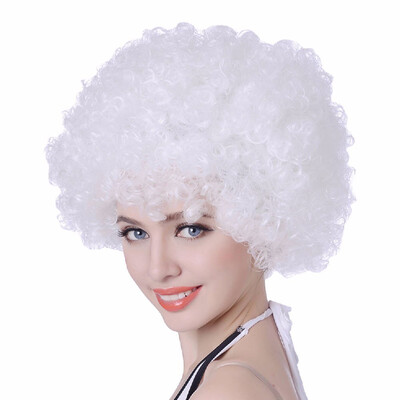 Afro kinky Curly Hair Short Bob Wig Black White Synthetic Hair 12inch 140g Custom Cosplay Wigs For Black Women Heat Resistant
Afro kinky Curly Hair Short Bob Wig Black White Synthetic Hair 12inch 140g Custom Cosplay Wigs For Black Women Heat Resistant