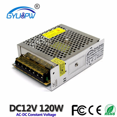Universal 12V 10A 120W Switching Switch Power Supply Transformer 100-240v AC dc12V UPS for LED Strip Light Lighting AC-DC SMPS
Universal 12V 10A 120W Switching Switch Power Supply Transformer 100-240v AC dc12V UPS for LED Strip Light Lighting AC-DC SMPS