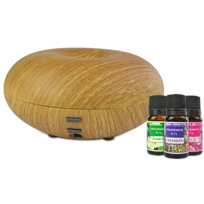 Spring breeze donut light wood grain essential oil aromatherapy machine 3 bottles of aromatherapy essential oil intelligent plug-in aroma humidifier humidifier electric aromatherapy furnace
Spring breeze donut light wood grain essential oil aromatherapy machine 3 bottles of aromatherapy essential oil intelligent plug-in aroma humidifier humidifier electric aromatherapy furnace