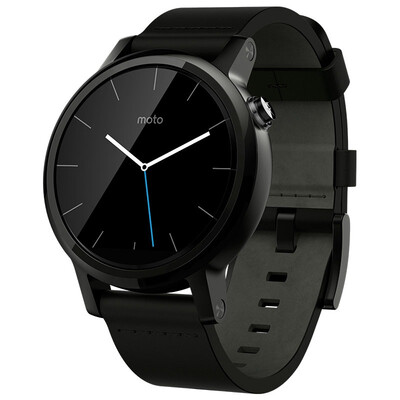 Motorola&39s new generation Moto 360 smart watch 42mm high-grade stainless steel Horween leather black fashion classic men&39s Moto 360 II
Motorola&39s new generation Moto 360 smart watch 42mm high-grade stainless steel Horween leather black fashion classic men&39s Moto 360 II