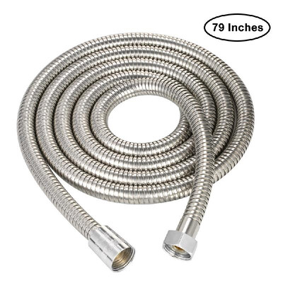 79 Inches Shower Hose Flexible Stainless Steel Tube for Handheld Shower Head Extra Long Explosion Proof Replacement Hose with Bras
79 Inches Shower Hose Flexible Stainless Steel Tube for Handheld Shower Head Extra Long Explosion Proof Replacement Hose with Bras
