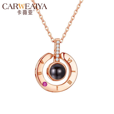 CARWEAIYA Cavia S925 silver necklace pendant female vibrato with the same paragraph net red 100 language I love you
CARWEAIYA Cavia S925 silver necklace pendant female vibrato with the same paragraph net red 100 language I love you