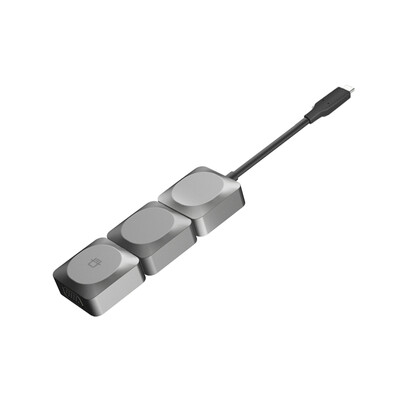 Seven bucket QH101 notebook phone 6in1 split type HD video converter adapter Type-C to standard VGAHDMIMINI DP six conversion methods space gray
Seven bucket QH101 notebook phone 6in1 split type HD video converter adapter Type-C to standard VGAHDMIMINI DP six conversion methods space gray